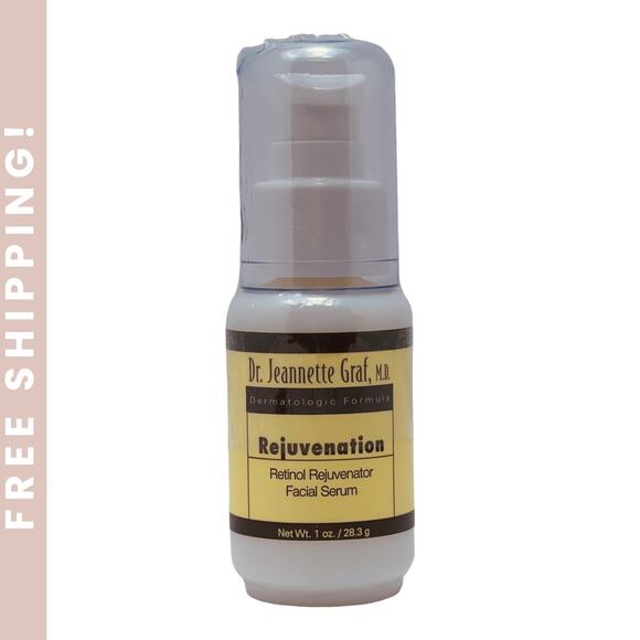 Dr Jeannette Graf Rejuvenation Retinol Facial Serum 1oz NEW w/Free Shipping - Picture 1 of 3